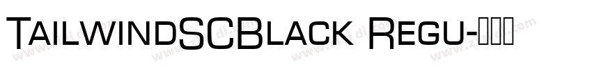 TailwindSCBlack Regu字体转换